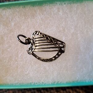 Irish harp pendant